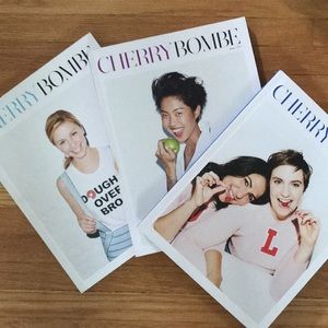 Lot of 3 Cherry Bombe magazines: Tosi, Kish, Konnor & Dunham covers